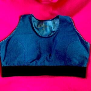 Denim Bra Top